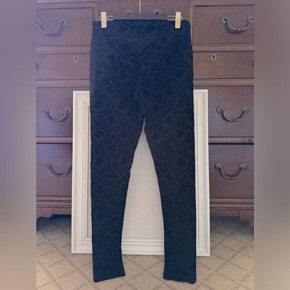 Lysse performance leggings with flocled velvet detail S NWOT - Picture 3 of 10